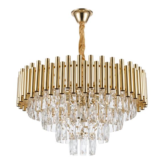 Kristall-pendellampa SWE103-CP GOLD