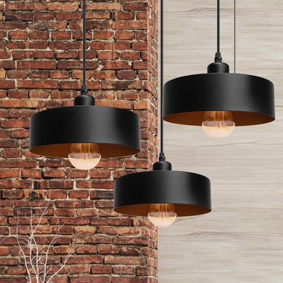 Wisząca Lampa APP1334-3CP Black Gold