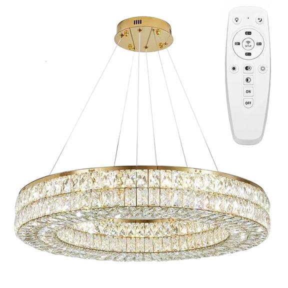HÄNGANDE TAKLAMPA LED APP1568-CP Guld 60 cm