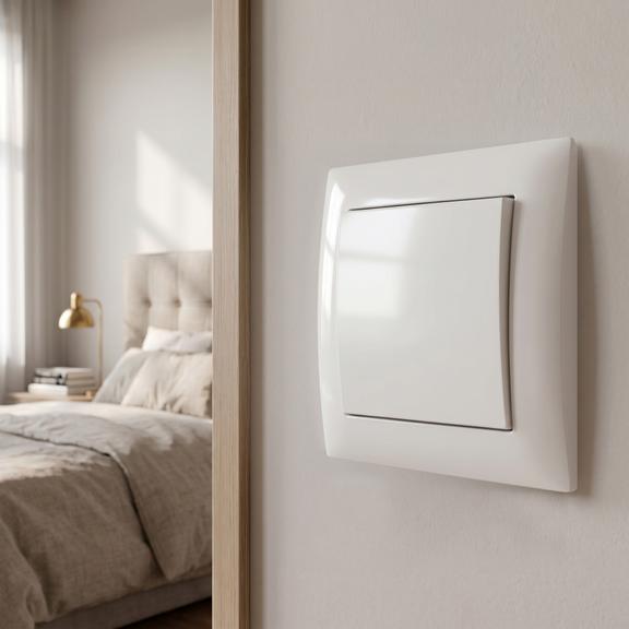 Single Switch OSTE JNH006-W WHITE