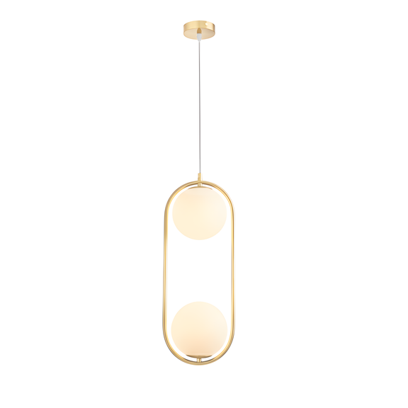 HÄNGENDE TAKLAMPA G134-2CP GULD