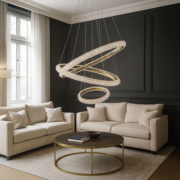 HÄNGANDE LED TAKLAMPA LHJ042-CP3 GULD