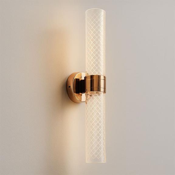 VÄGGLAMPA LED LHJ070-W Guld