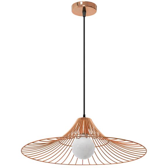 Plafondhängd Taklampa Platt Rund Loft APP483-1CP Roséguld