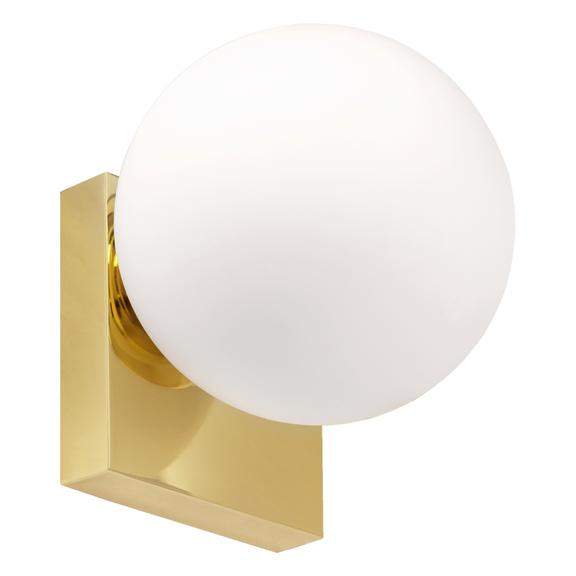 Vägglampa Väggarmatur Glaskula APP1009-1W Guld
