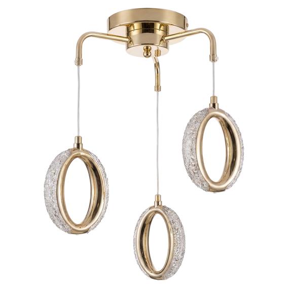 HÄNGLAMPA LED G176-3CP GULD TAKLAMPA
