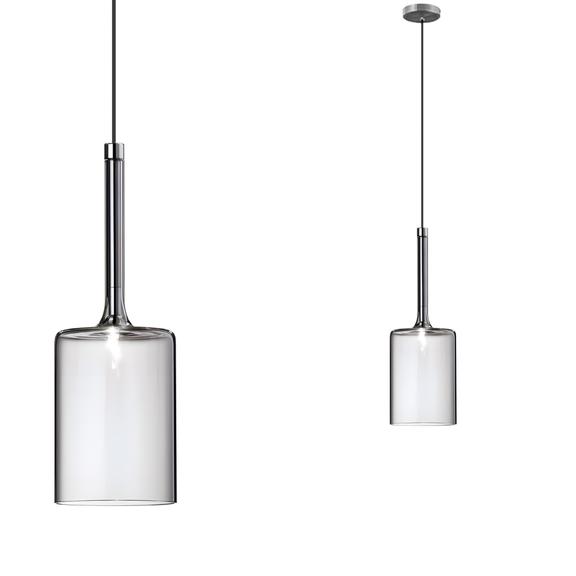 Taklampa hängande med glaskupa APP1702-1CP GREY B