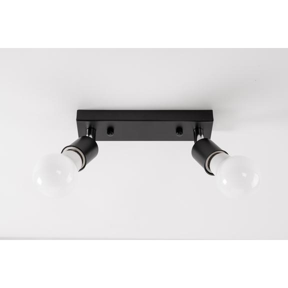 Taklampa Spot Plafond APP696-2C Svart
