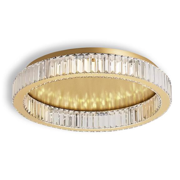 KRYSRSTALOWA TAKLAMPA PLAFOND APP1724-C 60cm BORSTAD GULD