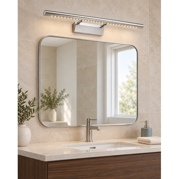 LAMPADA DA PARETE DA BAGNO LED SOPRA SPECCHIO 9W 70CM APP363-1W