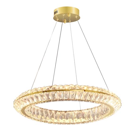 HÄNGENDE LED TAKLAMPA APP1768-CP Guld 60 cm