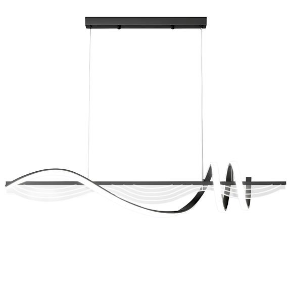 Hängande LED-lampa LHJ041-CP 100 cm SVART