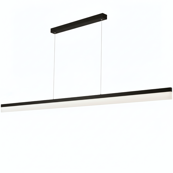 Hängande LED-lampa APP1695-CP 200 cm Svart
