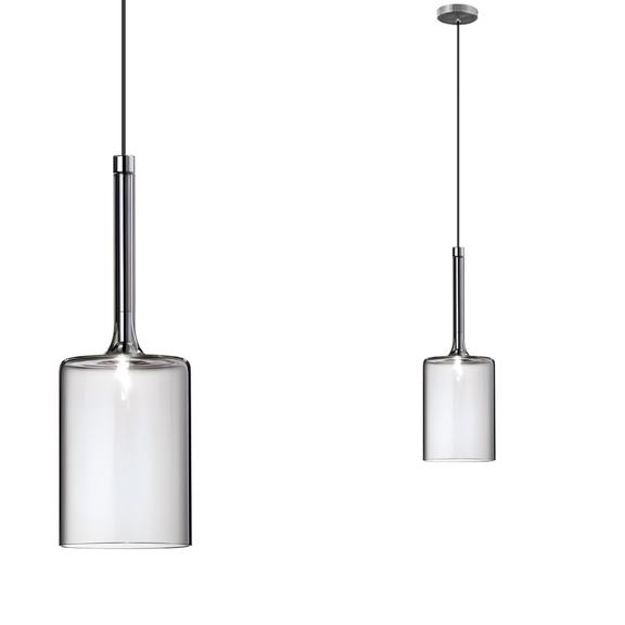 Taklampa Hängande med Glaslykta APP1703-1CP GREY C