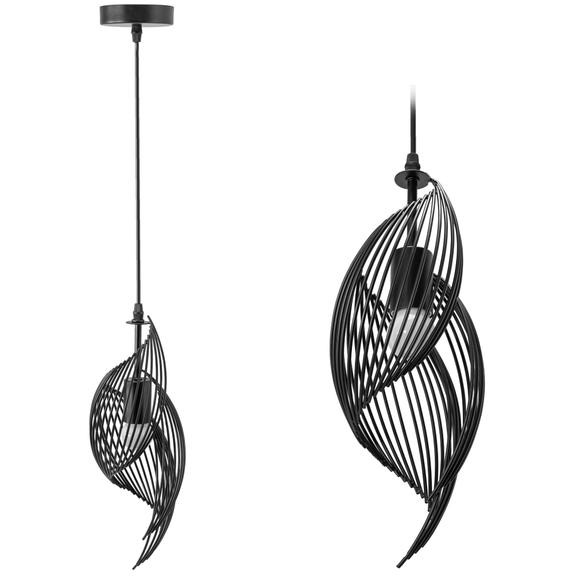 Modern taklampa loft APP977-1CP Svart