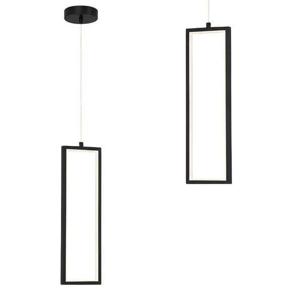 TAKLAMPA HÄNGANDE LED LHJ083-1CP SVART