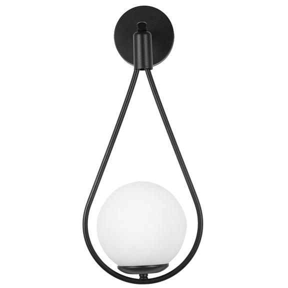 Vägglampa G093-1W Svart Vit