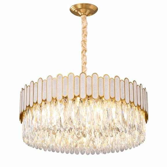 Hängande taklampa APP1747-8CP 60 cm Guld