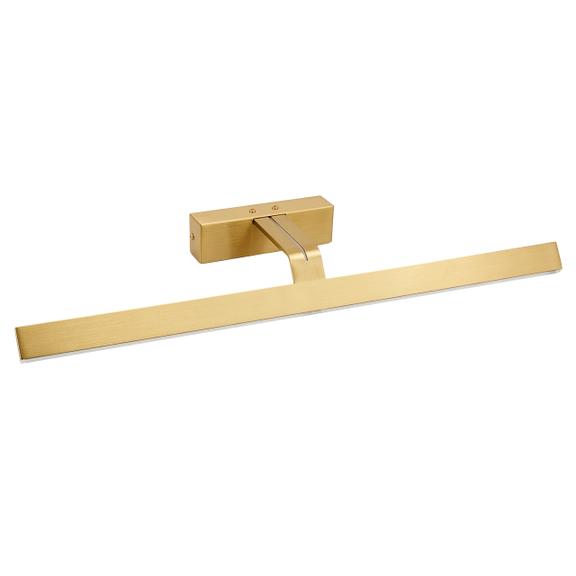 Badrum vägg LED-lampa SWE009-1W 73cm BRUSH GOLD