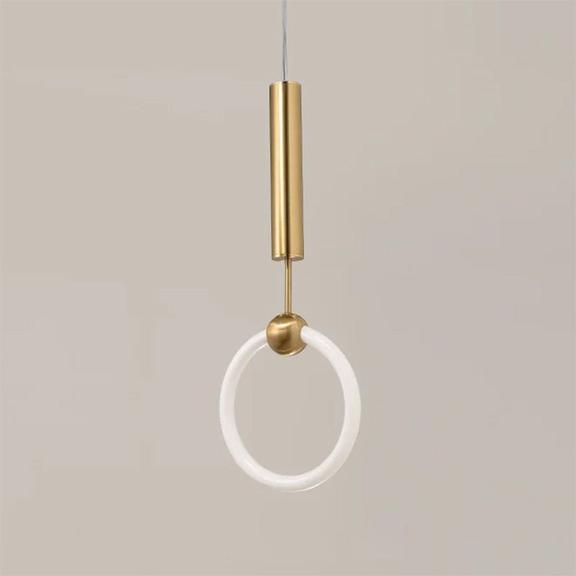 HÄNGLAMPA LED LHJ059-1CP Borstad Guld