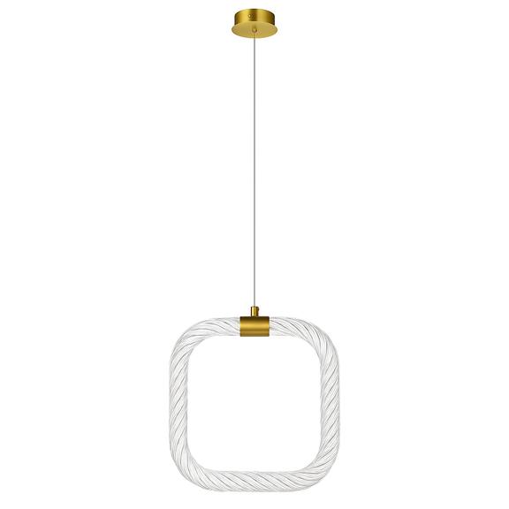 TAKLAMPA HÄNGANDE LED LHJ056-CP1 BORSTAD GULD
