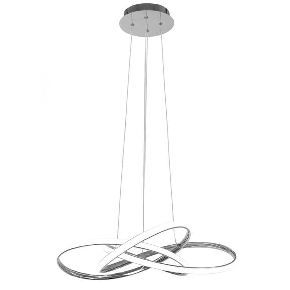 Modern taklampa LED + FJÄRRKONTROLL APP816-CP Node Krom