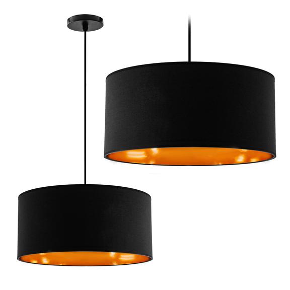 Hänglampa 36 cm APP619-1CP Svart