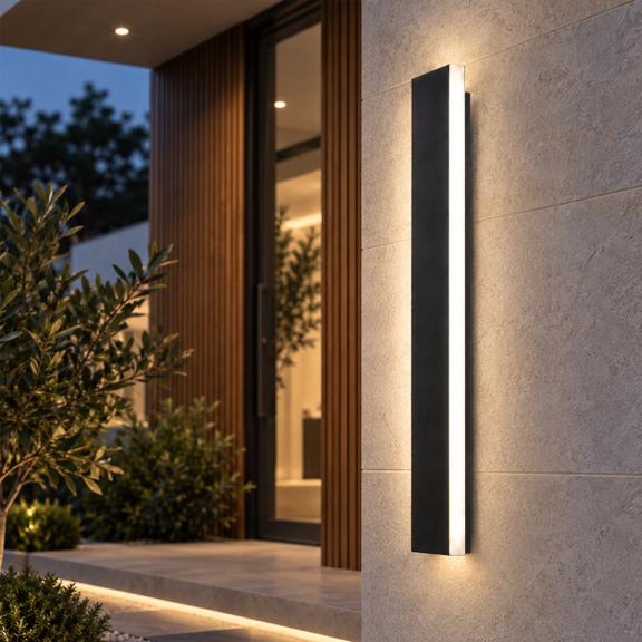 Facade LED wall lamp JNH035-G 60 Black
