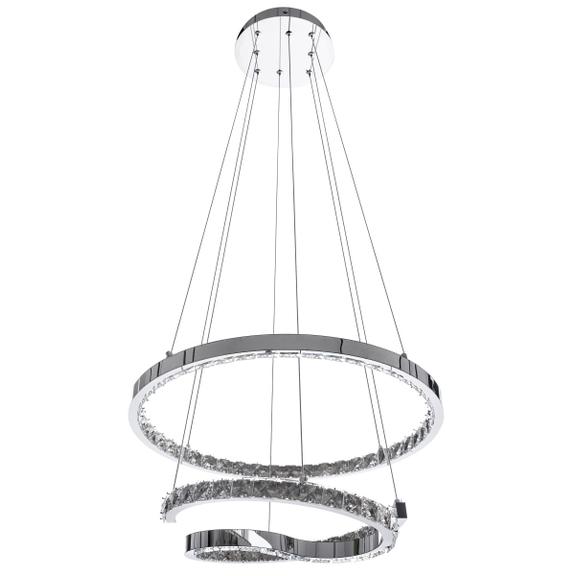 HÄNGANDE KRISTALLAMPA RING LED APP773-2CP