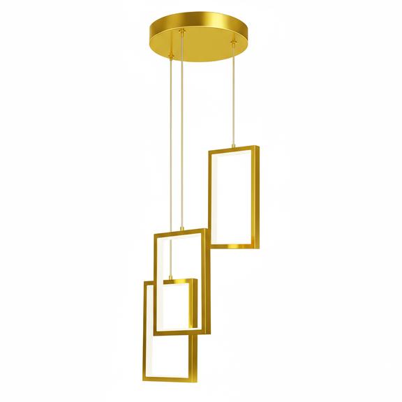 HÄNGANDE TAKLAMPA LED LHJ088-3CP GULD