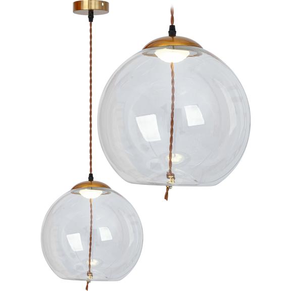 LED-hängande taklampa i glas APP446-CP