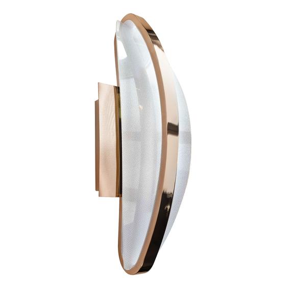 LED-vägglampa G125-W Roséguld