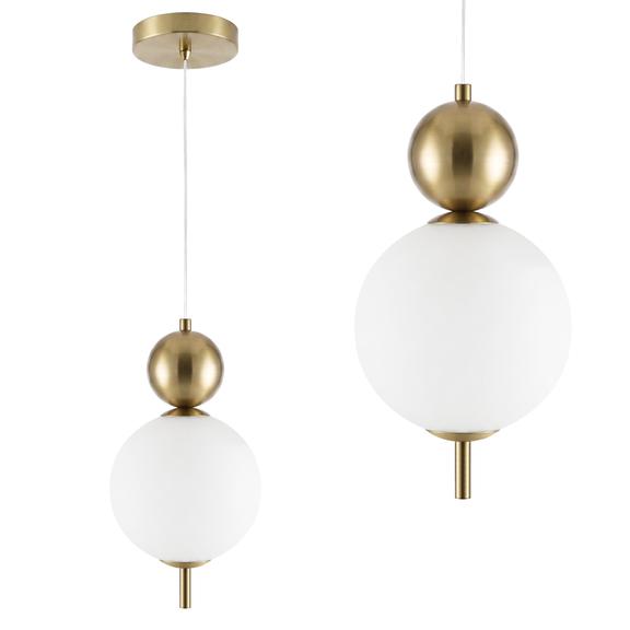 LED taklampa pendel LHJ115-1CP borstat guld
