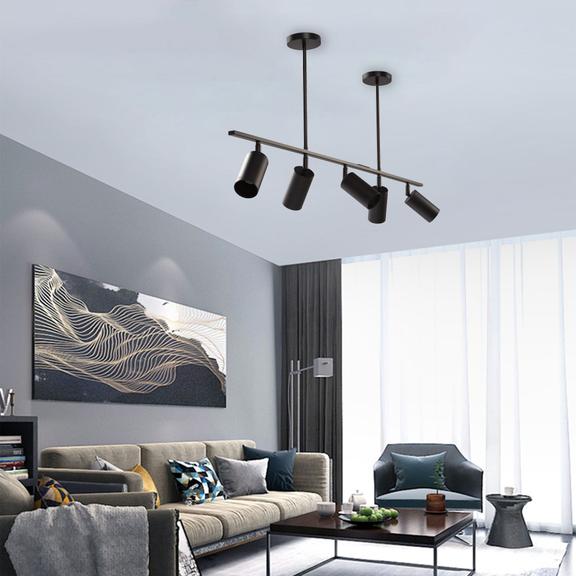 MODERN HÄNGLAMPA METALL LOFT APP611-5C Svart