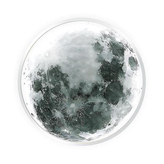 Taklampa APP1806-CW Moon LED-plafond VIT