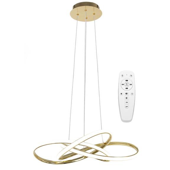 Modern taklampa LED + FJÄRRKONTROLL APP815-CP Node Guld
