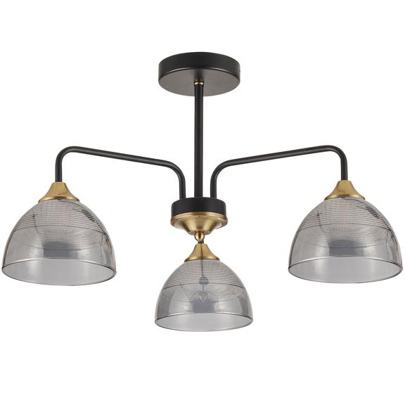 HÄNGENDE TAKLAMPA G084-3C SVART GRÅ