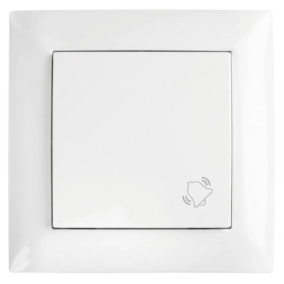 Uksekella Nupp Raamiga OSTE JNH008-W WHITE
