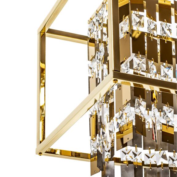 HÄNGLANDE KRISTALLAMPA APP1113-4CP GULD
