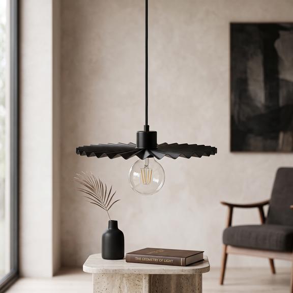 TAKLAMPA HÄNGANDE APP1353-1CP Svart