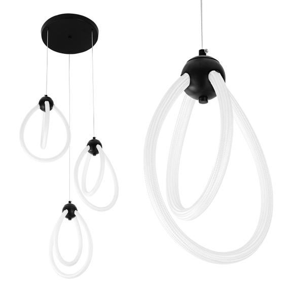 LED-PENDLARLAMPA G022-3CPR SVART