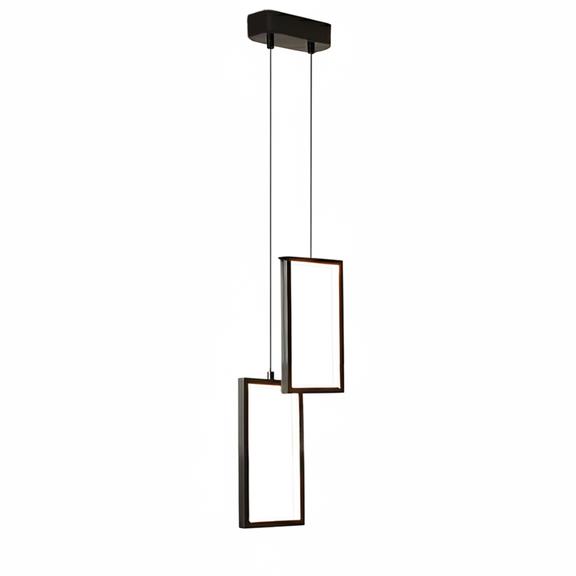 TAKLAMPA HÄNGANDE LED LHJ085-2CP SVART