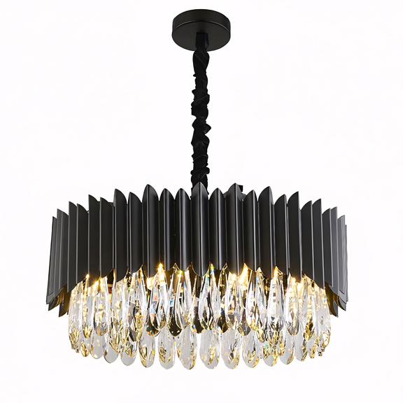 Hängande taklampa APP1657-8CP Svart