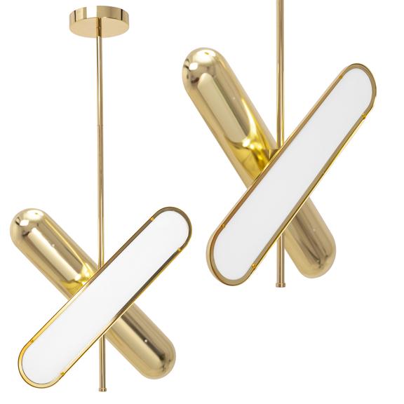 Taklampa LED APP832-CP Hängande Guld