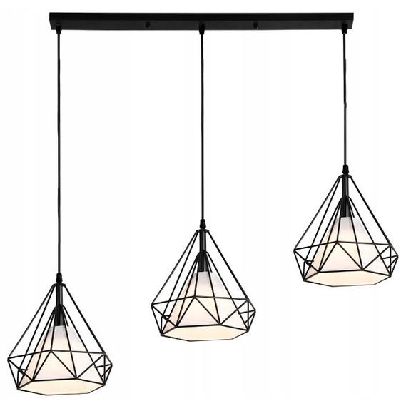 HÄNGANDE TAKLAMPA I LOFTSTIL BELLO 3x E27 APP012-3CP