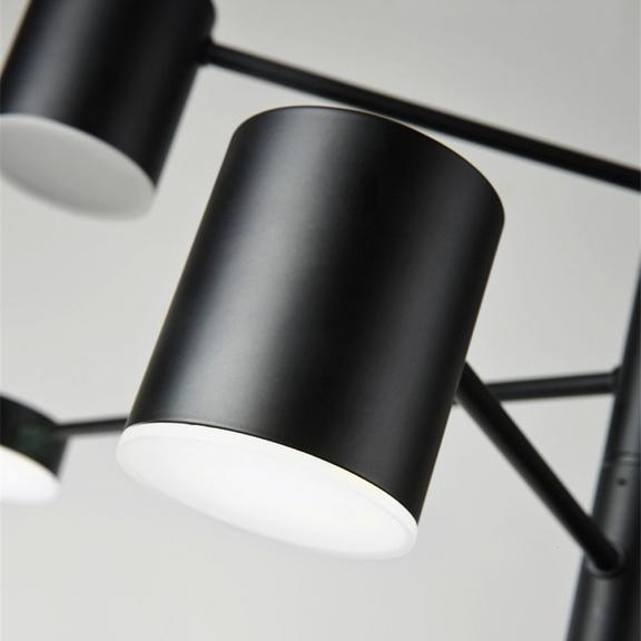 Modern taklampa med 4 armar APP596-4C med fjärrkontroll