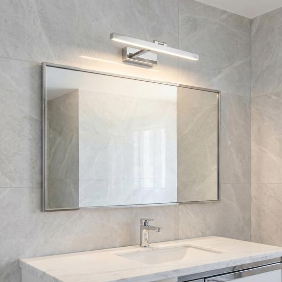 Badrum vägg LED-lampa APP1858-1W 60 cm Chrome