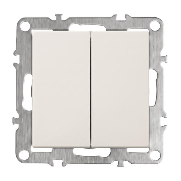Double Switch OSTE JNH007-W BEIGE
