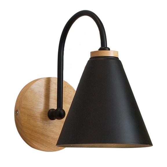 VÄGGLAMPA KINKIET FOREST APP932-1W Svart