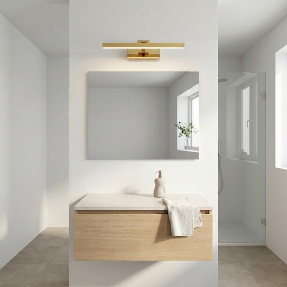 Badrum vägg LED-lampa APP1860-1W 40cm GOLD